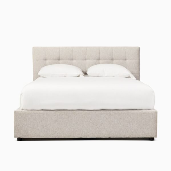 Emmett Tufted Low Profile Bed - Image 10