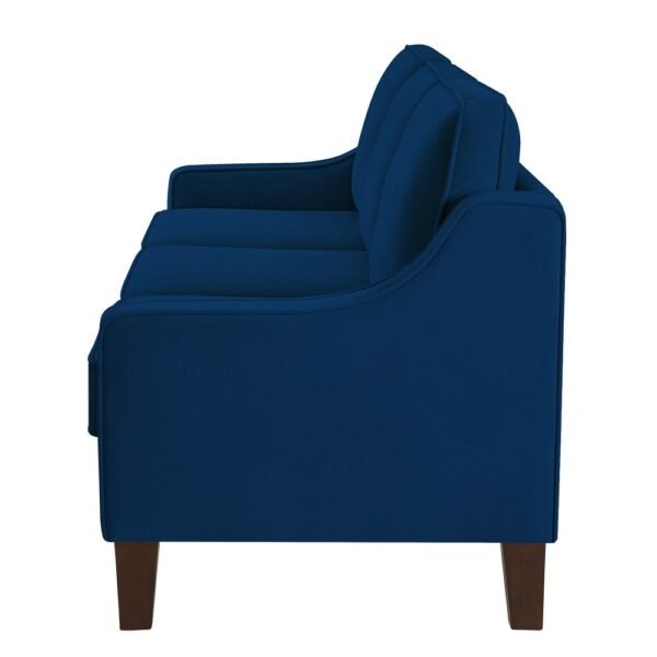 Modern Upholstered Sofa with Wooden Legs for Living Room - Image 14