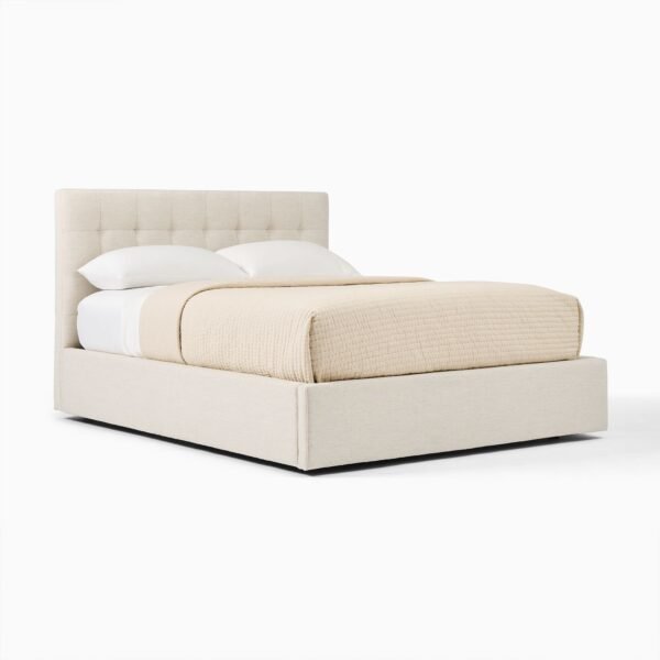 Emmett Tufted Low Profile Bed - Image 15
