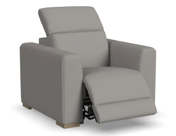 Aurora Leather Power Headrest Power Reclining Sectional - Image 16