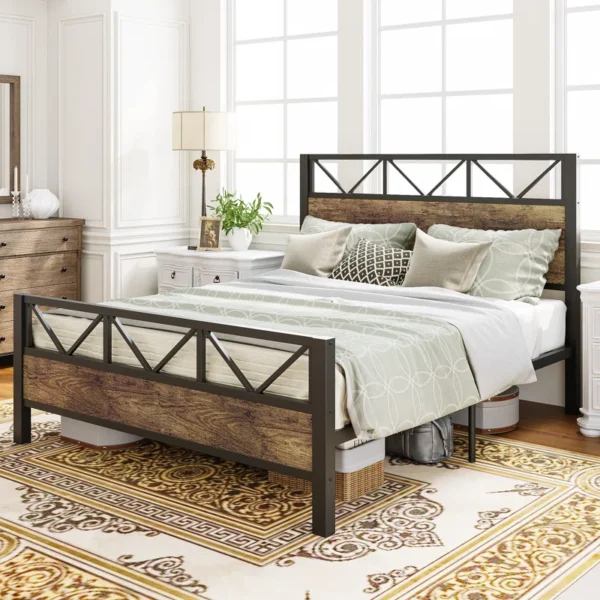 Wykeisha Metal Platform Bed - Image 2