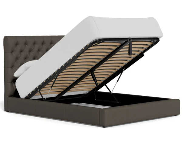 Vineyard Full Queen or King Complete Bed with Lift Storage - Image 2