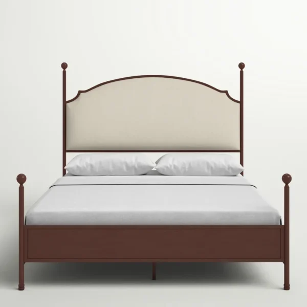 Marinez Upholstered Metal Standard Bed - Image 5