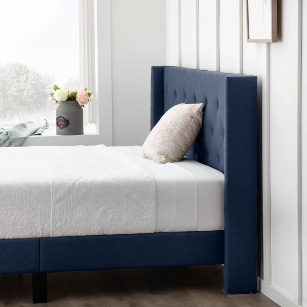Brookside Isabelle Button Tufted Wingback Upholstered Bed - Image 5