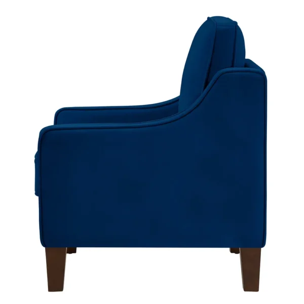 Modern Upholstered Sofa with Wooden Legs for Living Room - Image 7