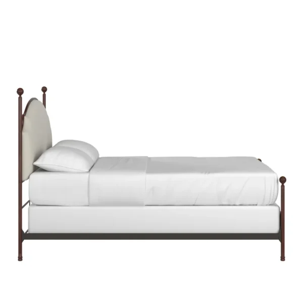 Marinez Upholstered Metal Standard Bed - Image 8
