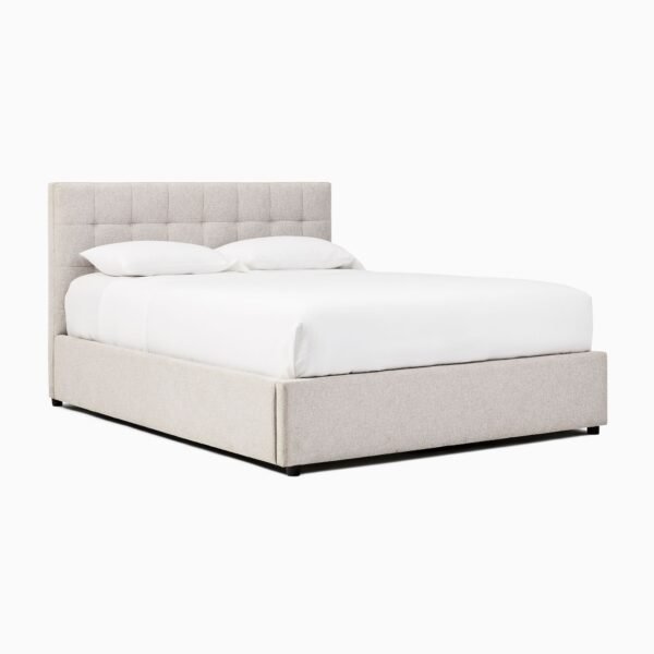 Emmett Tufted Low Profile Bed - Image 9
