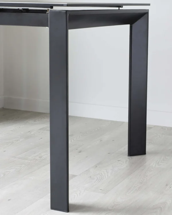 Louis Dark Grey Ceramic Extending 6 To 8 Seater Dining Table - Image 10