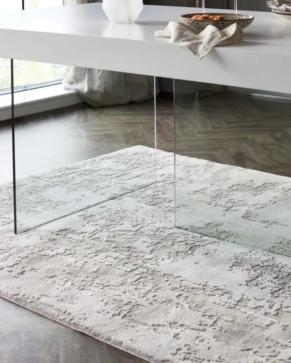 Aria White Oak And Glass 8 Seater Dining Table - Image 6