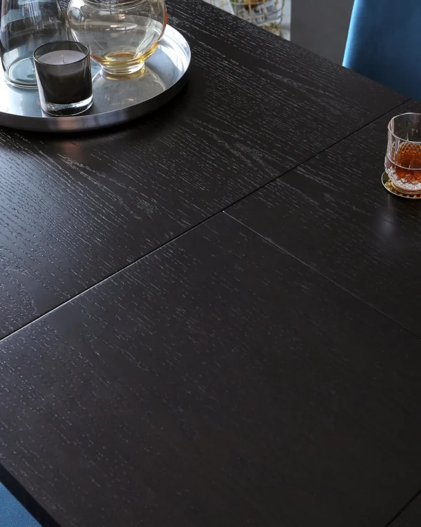 Nala Dark Washed Oak Extending 6 To 8 Seater Dining Table - Image 6