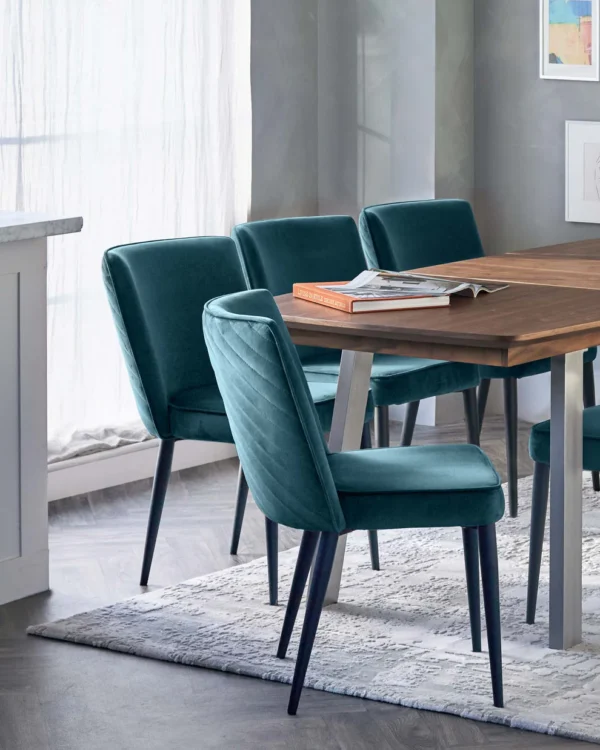 Assi Walnut Extending 6 To 8 Seater Dining Table - Image 6