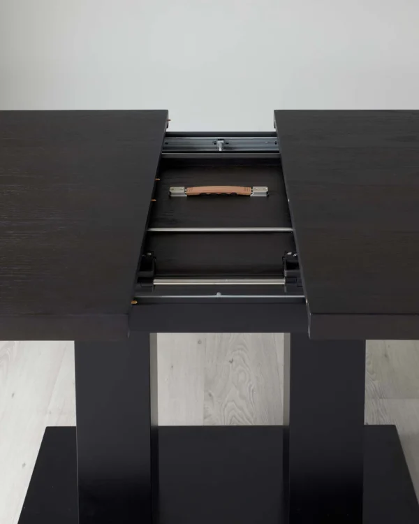 Morgan 6 to 8 Seat Extending Dark Oak Dining Table - Image 6