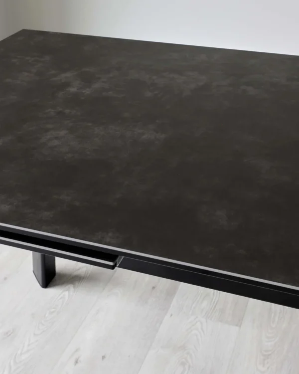 Louis Dark Grey Ceramic Extending 6 To 8 Seater Dining Table - Image 8