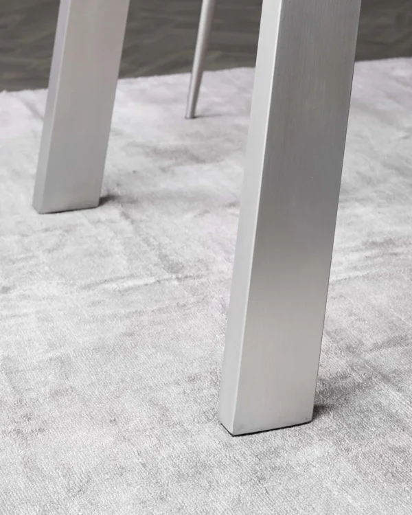 Assi White Gloss Extending 6 to 8 Seater Dining Table - Image 8